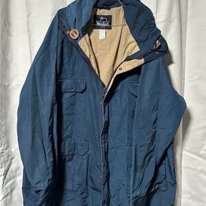 Woolrich brand vintage 1527 jacket parka hooded full zip mens size XXL